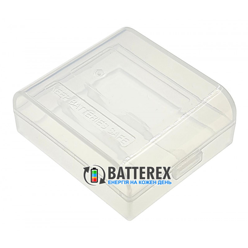 Бокс для акумуляторів Soshine SBC-006 на 2 акумулятора 16340 CR123A білий