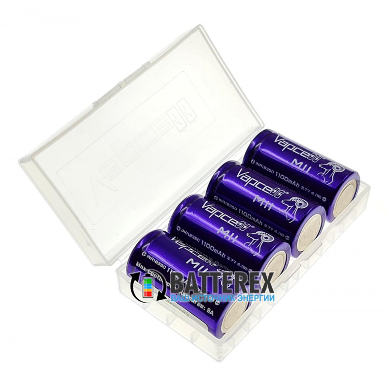 Пластиковий бокс Vapcell VBC-0218 на 2 акумулятори 18650