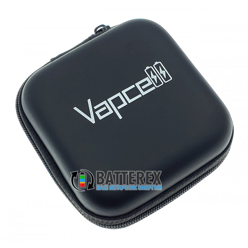 Чехол Vapcell на змейке для аккумуляторов 26650, 18650 или аксессуаров (чёрный)