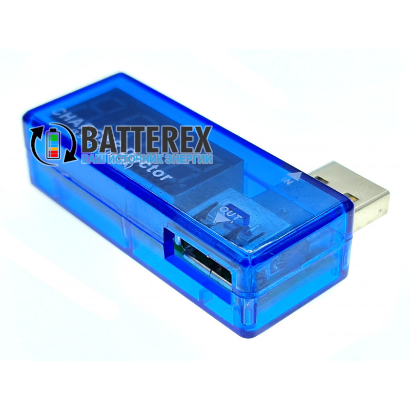 Угловой USB тестер Charger Doctor - USB тестер для измерения напряжения и тока