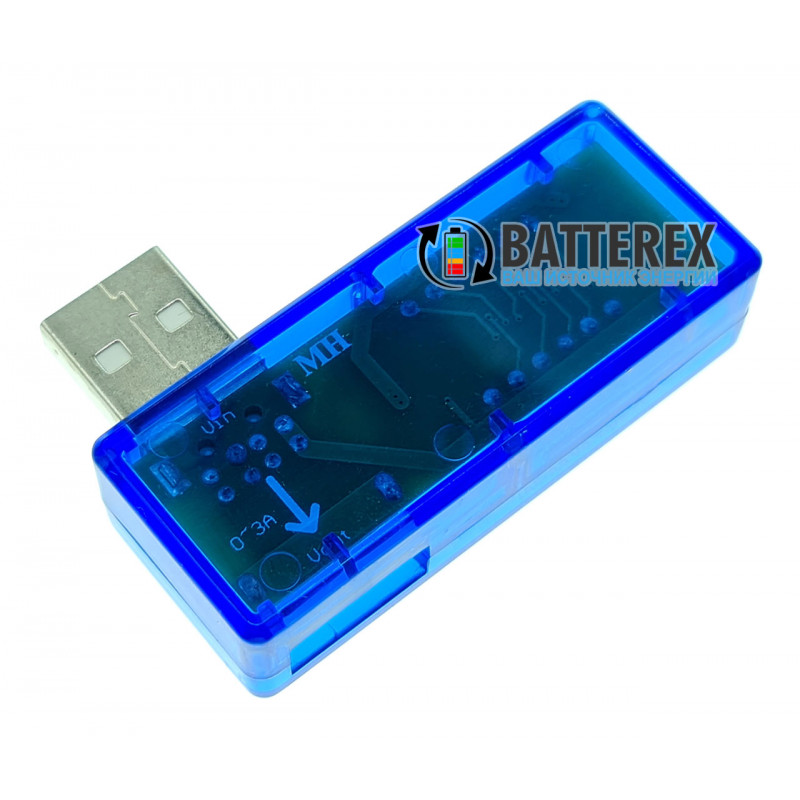 Угловой USB тестер Charger Doctor - USB тестер для измерения напряжения и тока