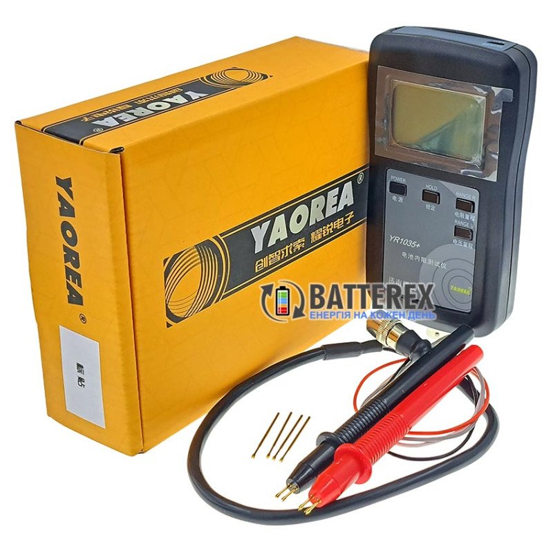 Тестер YAOREA Vapcell YR1035+ внутреннего сопротивления и напряжения аккумуляторов