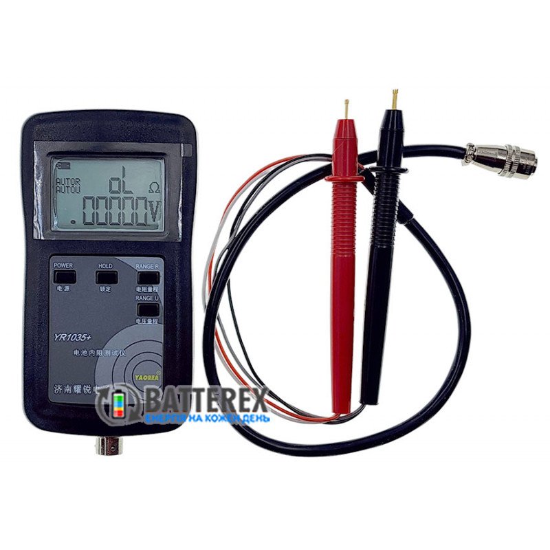 Тестер YAOREA Vapcell YR1035+ внутреннего сопротивления и напряжения аккумуляторов