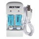 Beston CD643 зарядное устройство для LiFePO4 аккумуляторов CR123A/CR2 + 2 аккумулятора CR2 15266 300mAh 3.2V