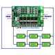 Плата BMS 3S 60A з балансуванням для 3х акумуляторів 18650