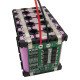 BMS плата защиты 3S 25A HX-3S-FL25A с балансировкой для 3х аккумуляторов 18650