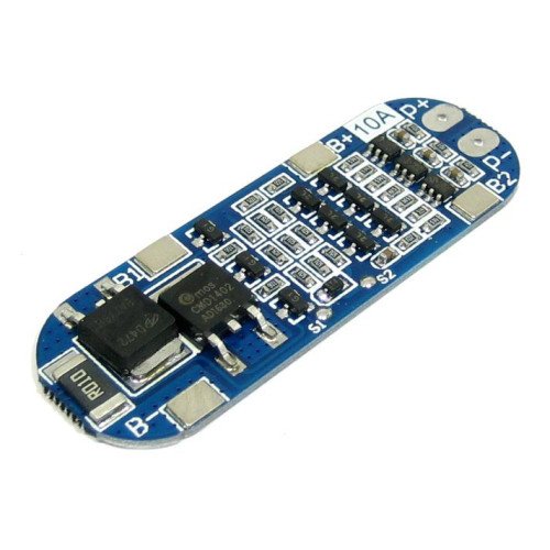 BMS плата защиты 3S 10A 11.1-12.6V (HX-3S-FL10A) для 3х аккумуляторов 18650