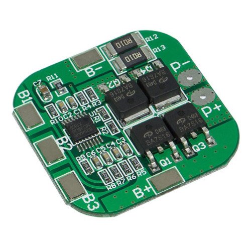 BMS плата защиты 4S 20A 14.8-16.8V (HX-4S-D20) для 4х аккумуляторов 18650