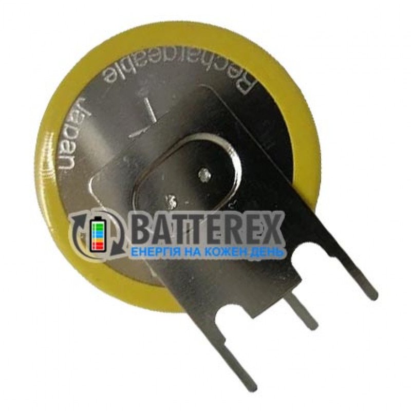 Акумулятор дисковий літієвий Maxell ML2032-SDN3 3V 65mAh із вивдами під пайку