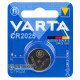 Батарейка литиевая CR2025 Varta Lithium 3V, упаковка 1 шт. в блистере
