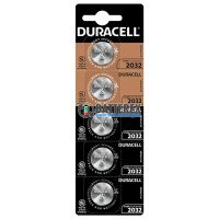Батарейка CR2032 Duracell Lithium 3V, высокая ёмкость 265mAh, упаковка 5 шт. в блистере