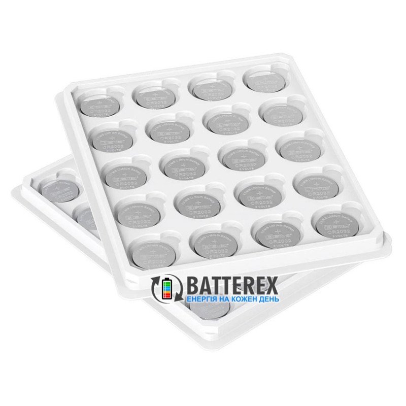 Батарейки литиевые CR2032 EEMB Lithium Battery 3V, лоток 20 шт., оригинал