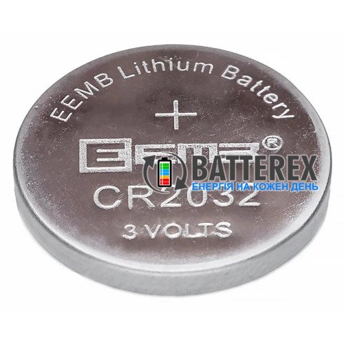 Батарейки CR2032 EEMB Lithium Battery 3V, упаковка 20 шт., оригинал