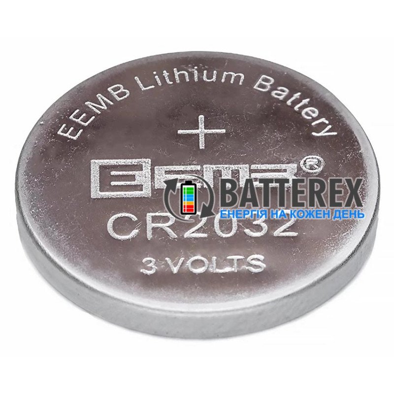 Батарейки литиевые CR2032 EEMB Lithium Battery 3V, лоток 20 шт., оригинал