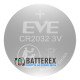 Батарейки литиевые CR2032 EVE Lithium Battery 3V, лоток 20 шт., оригинал