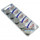 Батарейка CR2032 Maxell Lithium 3V, упаковка 5 шт. в голографическом блистере, оригинал Япония