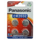 Батарейки CR2032 Panasonic Lithium Power 3V, упаковка 4 шт. в блистере