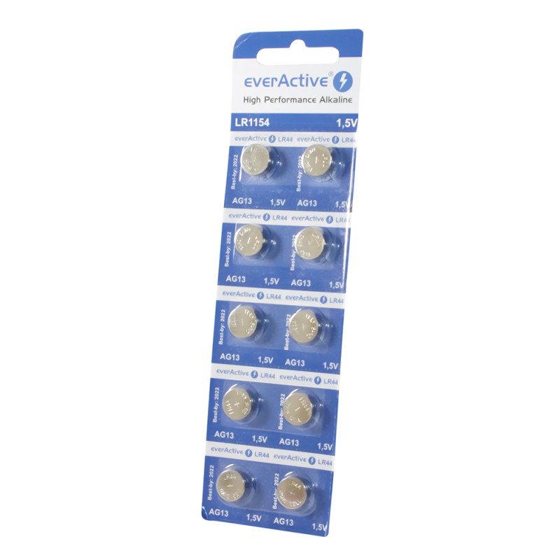 Щелочная Alkaline батарейка LR54 Everactive 1.5V (AG10 LR1130), поштучно от 1 шт., цена за 1 шт.