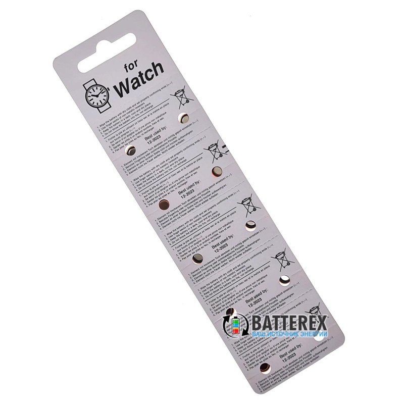 Щелочная батарейка LR41 Maxell Alkaline 1,5V (AG3, G3, 192) - оригинал, Япония