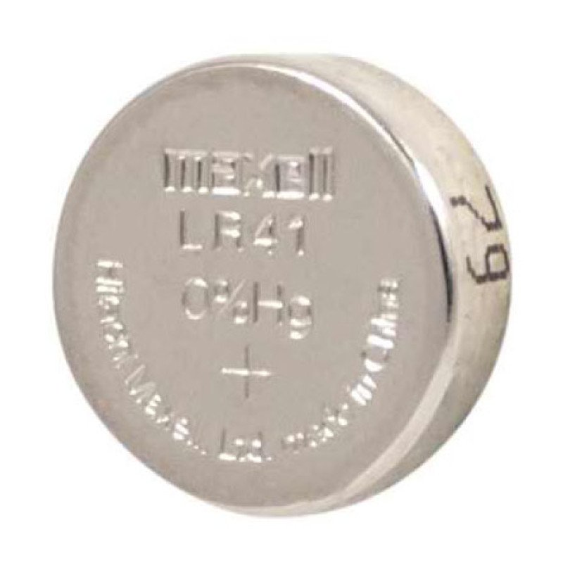 Щелочная батарейка LR41 Maxell Alkaline 1,5V (AG3, G3, 192) - оригинал, Япония