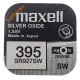 Батарейка 395 SR927SW Maxell Silver Oxide 1.55V Made in Japan
