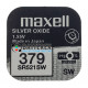Батарейка для часов 379 SR521SW Maxell Silver Oxide 1.55V Made in Japan