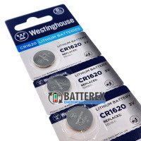 Батарейки CR1620 Westinghouse Lithium Battery 3V, поштучно від 1 шт., ціна за 1 шт.
