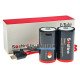 Літієвий акумулятор C R14 Li-ion Soshine 5000mWh 1.5V Protected USB Type-C, комплект 2 акумулятори та зарядний кабель