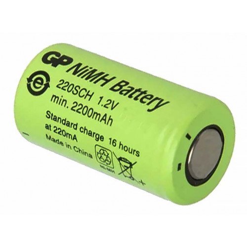 SC GP 2200mah 1.2V 220SCH NiMH Flat Top технічний акумулятор