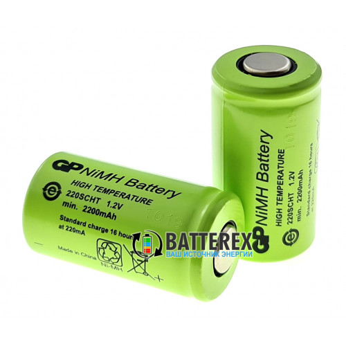 SC GP 2200mah 220SCHT NiMH High Temperature Flat Top технічний акумулятор
