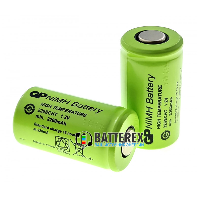 Акумулятор промисловий SC GP 220SCHT NiMH 2200mah Flat Top NiMH