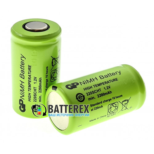 SC GP 2200mah 220SCHT NiMH High Temperature Flat Top технічний акумулятор