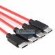 Кабель Soshine USB AM - 4xType-C Red 2.4А 0.2м на 4 порта USB Type-C для зарядки 4х аккумуляторов или устройств одновременно