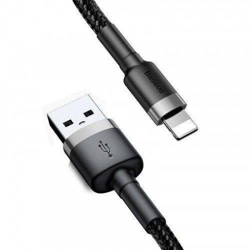 Кабель Baseus Cafule CALKLF-BG1 USB - Lightning iPhone 2.4A для устройств Apple, длина 1м