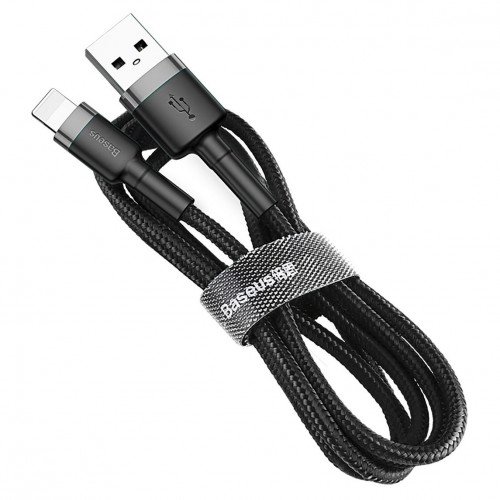 Кабель Baseus Cafule CALKLF-BG1 USB - Lightning iPhone 2.4A для устройств Apple, длина 1м