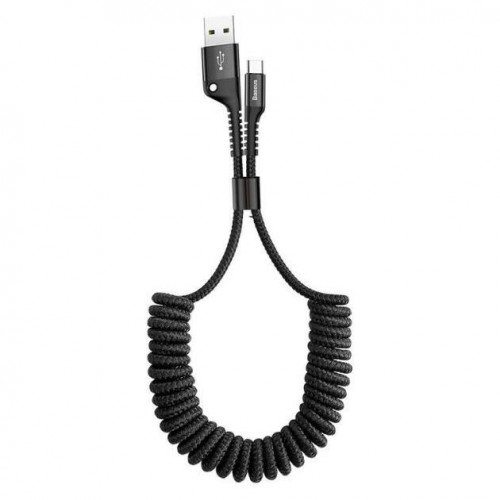 Кабель Baseus Fish Eye Spring CATSR-01 USB - Type-C 3A, длина 1м