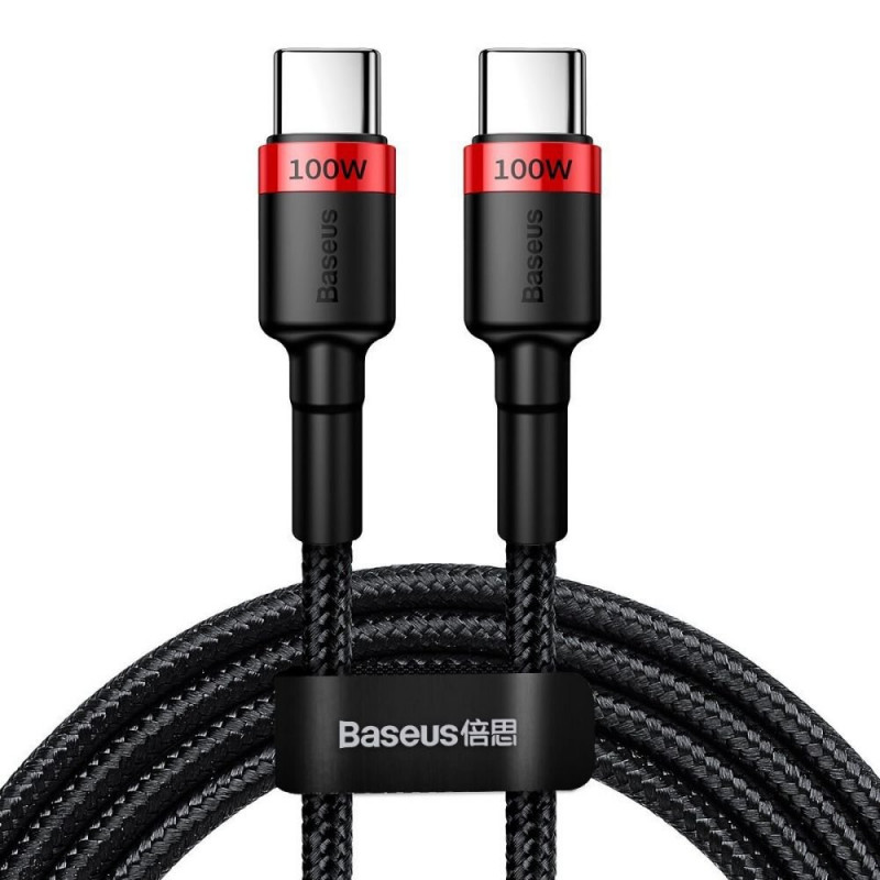 Кабель Baseus Type-C to Type-C 100W 5-20V 5A 2 метри (CATKLF-AL91)