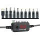 Універсальний адаптер живлення Everactive AD-PD65 USB-C - DC із вибором струму 5-20V та набором 10 перехідників