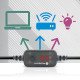 Універсальний адаптер живлення Everactive AD-PD65 USB-C - DC із вибором струму 5-20V та набором 10 перехідників