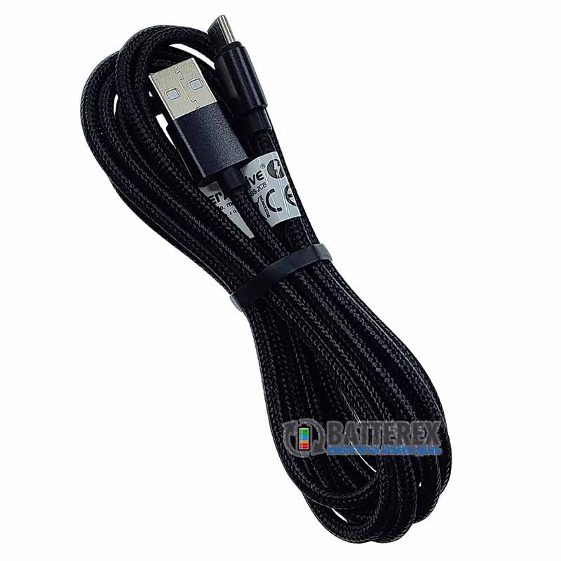 Кабель Everactive CBB-2CB USB - Type-C 3A довжина 2м