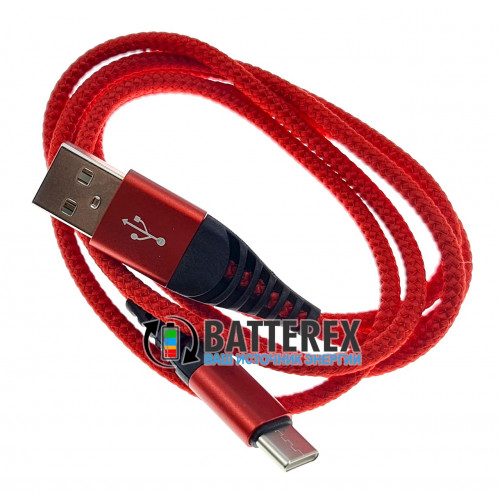 Кабель Extradigital USB - Type-C с защитой от перегибания, длина 1 метр