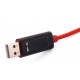 Кабель USB AM 2.0 - Type-C 1м с тестером тока и напряжения