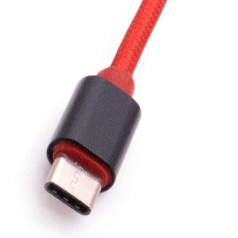 Кабель USB AM 2.0 - Type-C 1м с тестером тока и напряжения