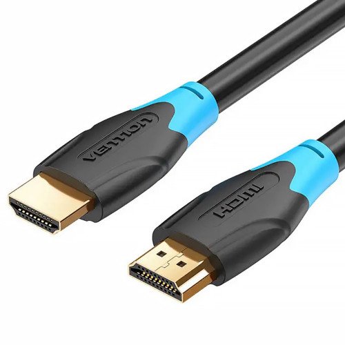 Кабель Vention HDMI to HDMI v1.4, позолоченные коннекторы, поддержка 4K, длина 5 м, чёрный