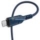 Кабель HOCO X59 Blue USB AM - microUSB 2.4A для зарядки та передачі даних, синій колір, довжина 1 м