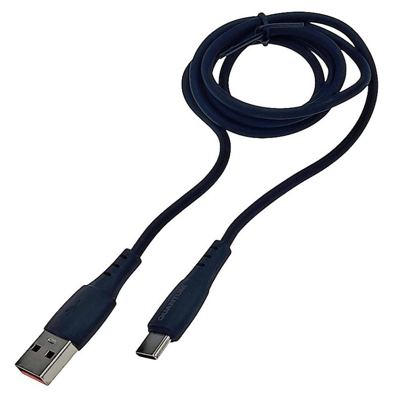 Кабель силиконовый Quantum USB AM - Type-C 25W 5A 1 метр для быстрого заряда и передачи данных