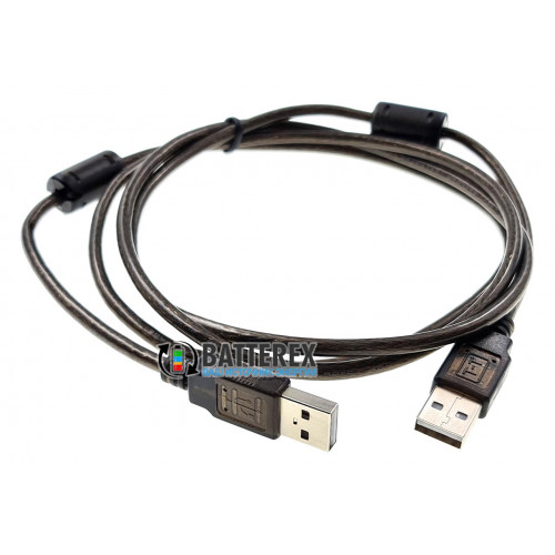 Кабель USB AM - AM 1.5м с двумя фильтрами