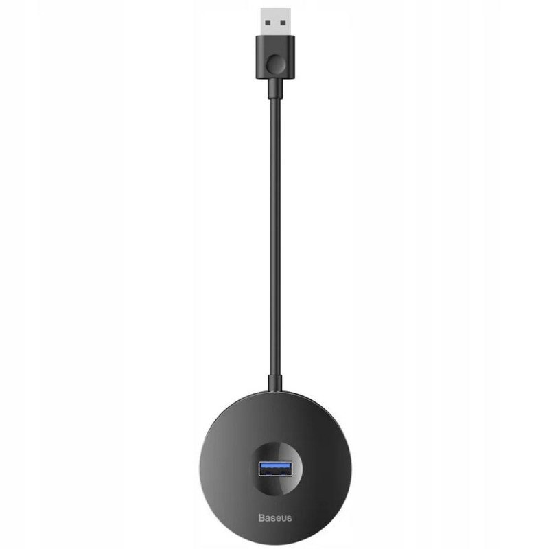 Хаб розгалуджувач USB 3.0 HUB Baseus Round Box C30A-03 CAHUB-F01 на 5 портів USB, довжина 0.12 м