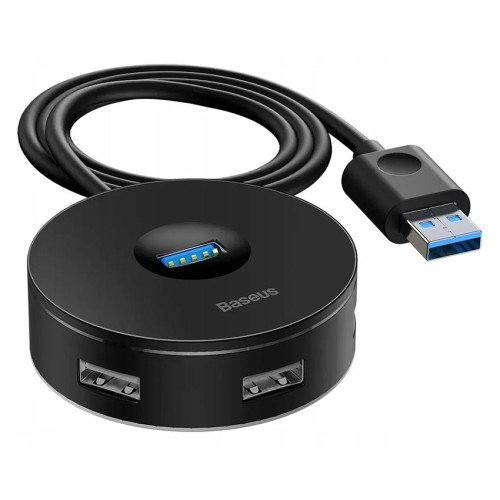USB HUB Baseus Round Box C30A-03 CAHUB-U01 - хаб USB на 4 порта USB и 1 порт Micro-USB, длина 1м