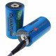 Літієвий акумулятор D R20 Li-ion Quantum 5200mAh 1.5V USB-C із зарядкою від USB Type-C - поштучно від 1 шт.